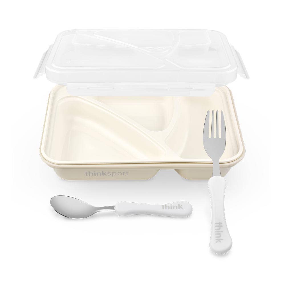 GO2 Plastic Container (Multiple Colors): White - Stainless