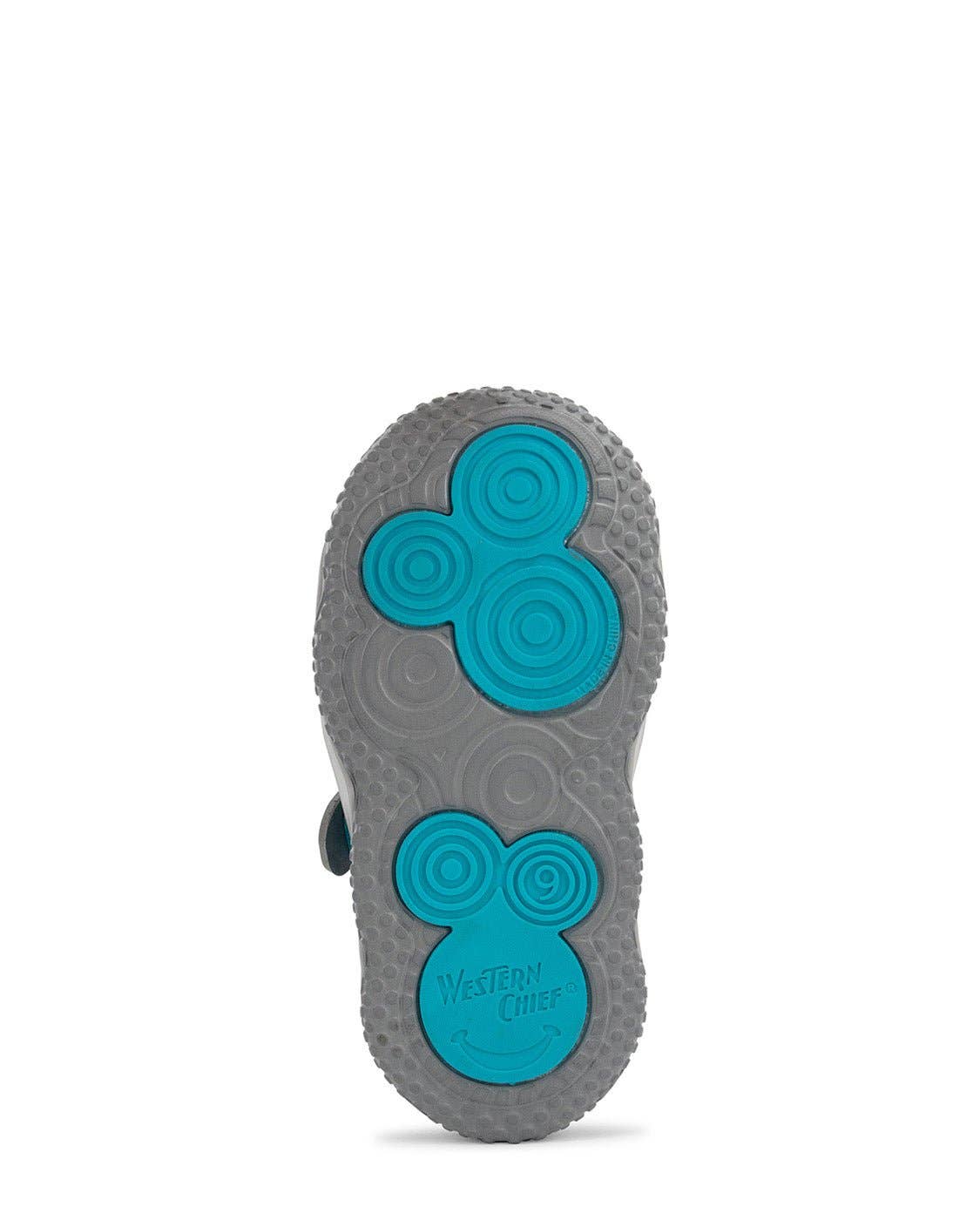 Western Chief Kids Shore Runner Sandal - Gray: Gray / 2 Little Kid