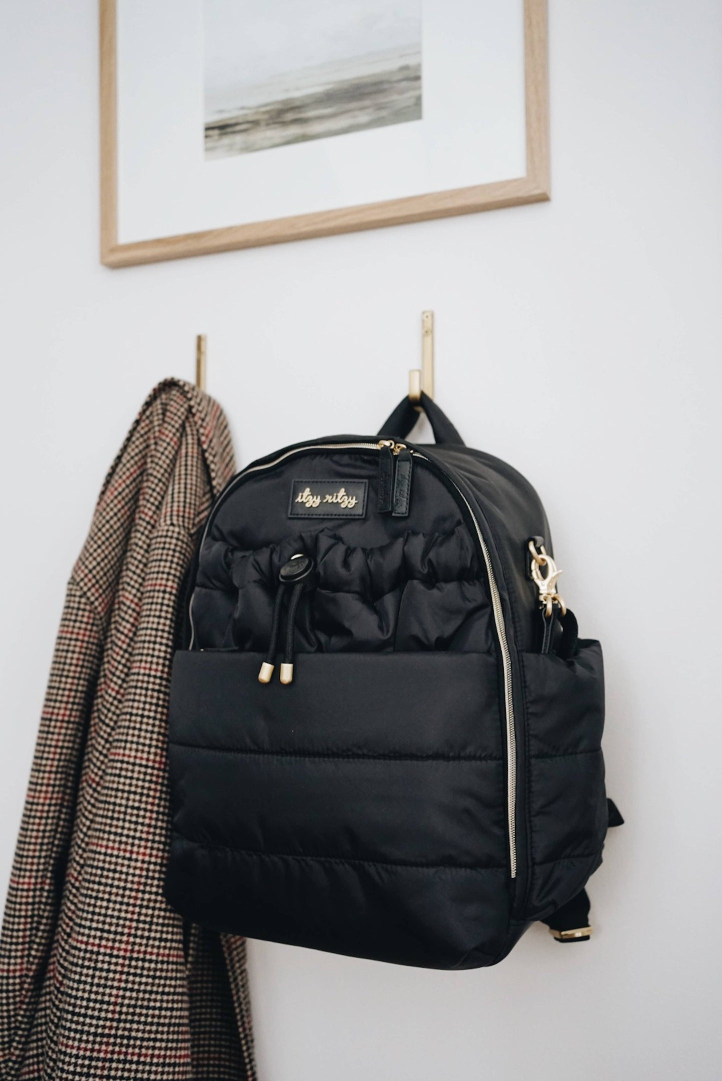 Itzy Ritzy Dream Backpack™ Midnight Black Diaper Bag