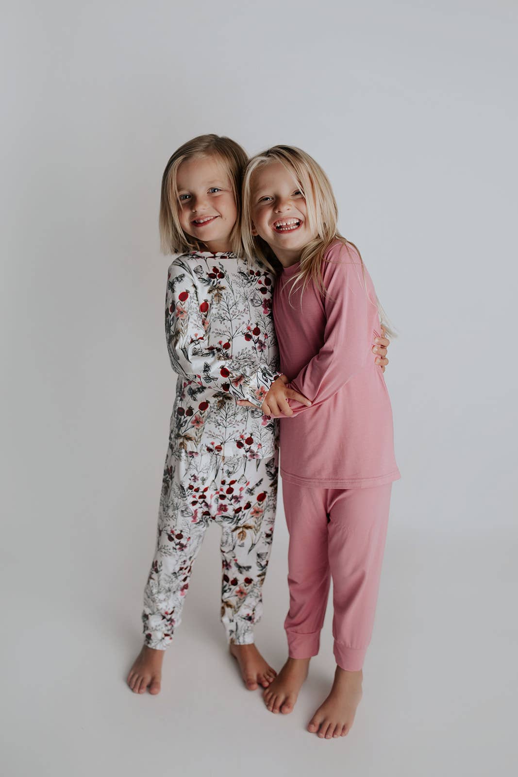 Three Little Tots -Floral Jammies Kids Pjs and Lougewear: Newborn - 3 Montths