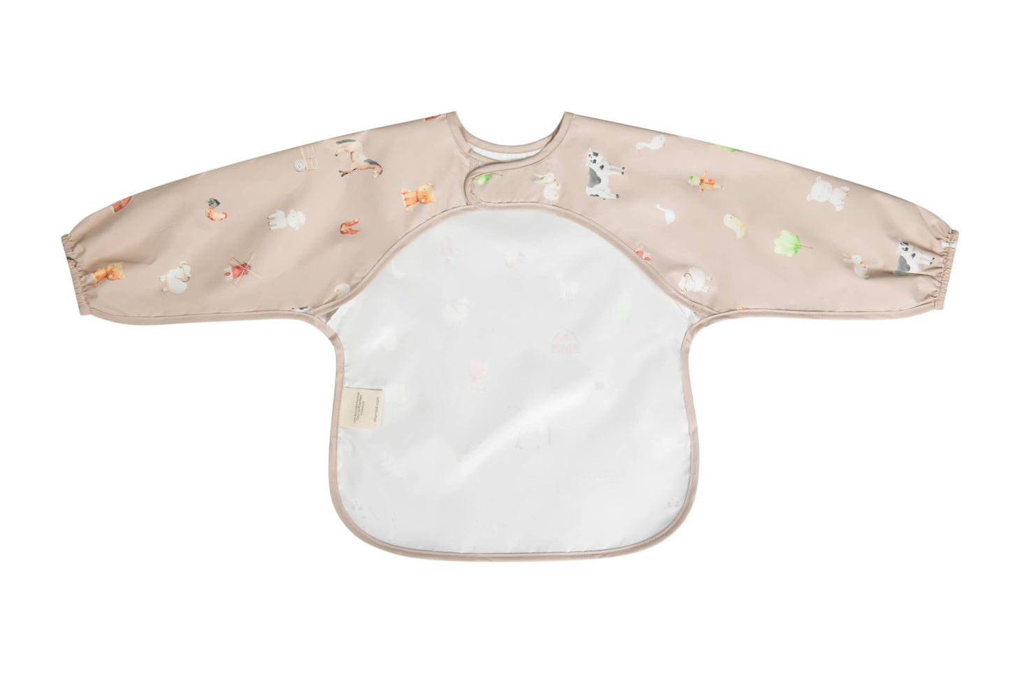 Ali & Oli Smock Bib for Baby & Toddler Long Sleeve (Farm)