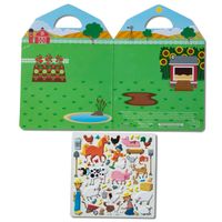 Melissa & Doug Puffy Sticker - Farm