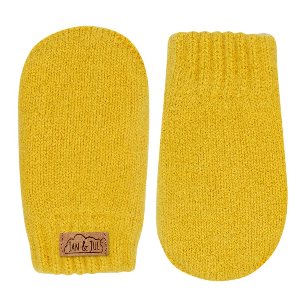 Jan & Jul - Knit Mittens - Mustard