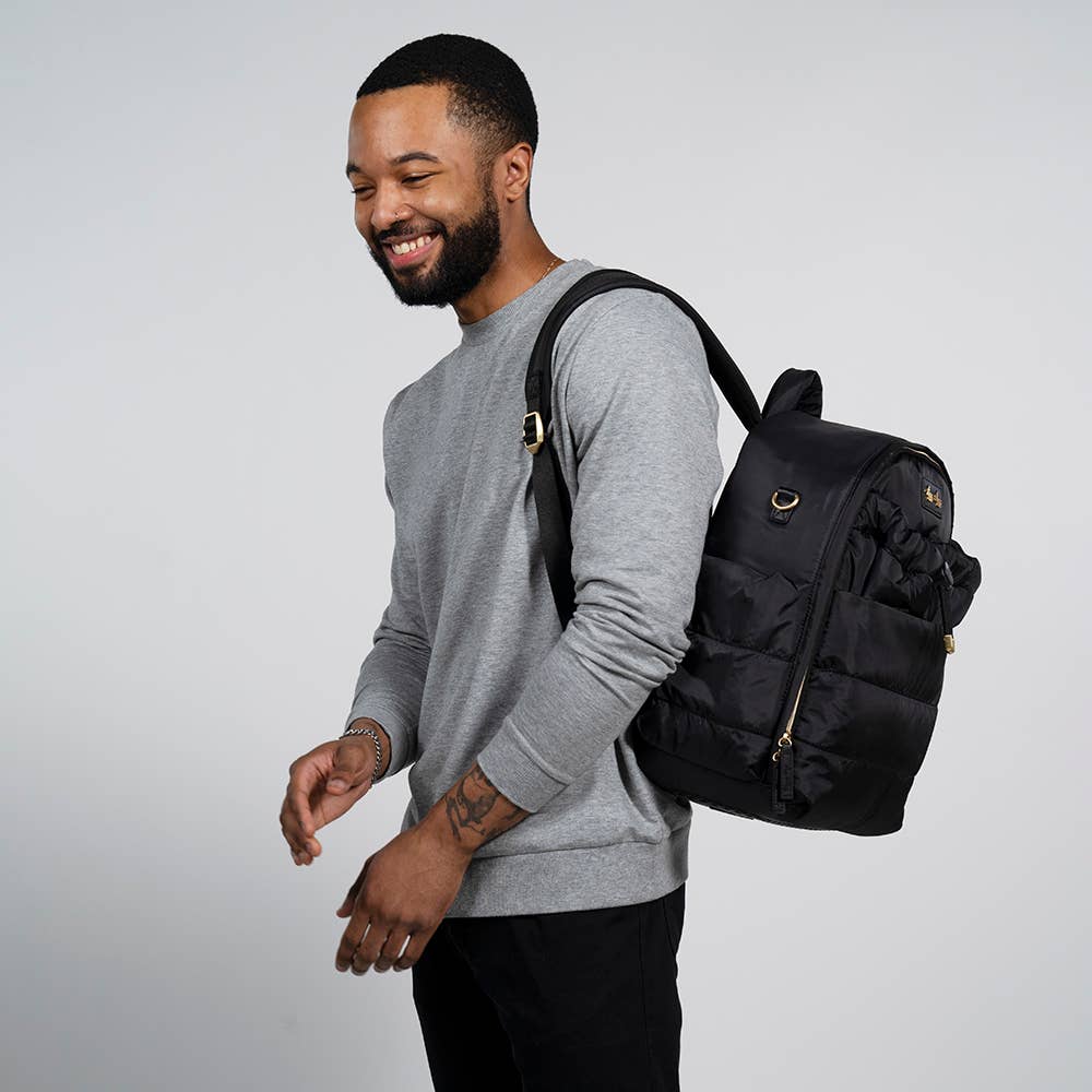 Itzy Ritzy Dream Backpack™ Midnight Black Diaper Bag