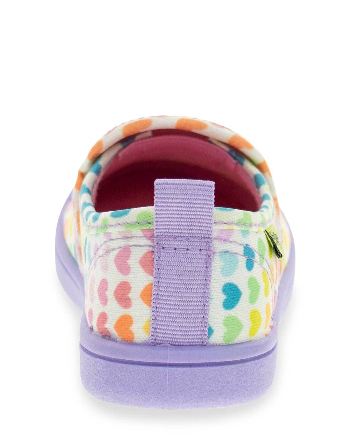 Western Chief Kids Puddle Hearts Slip On - Cream: Cream / 4 Youth