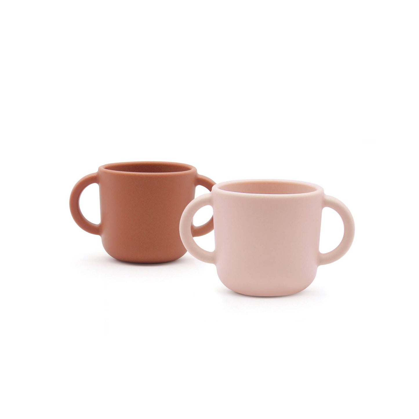 EKOBO Silicone Training Cup Set - Blush / Terracotta