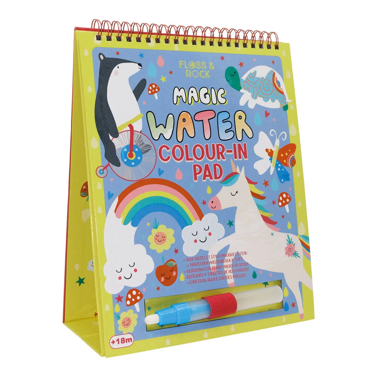 Magic Color-in Pad Easel & Pen - UNICORN