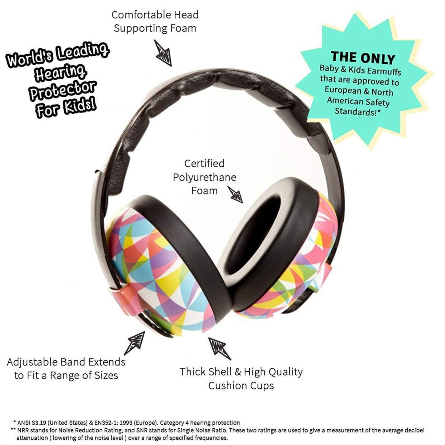 Baby Earmuffs - Prints: Kaleidoscope