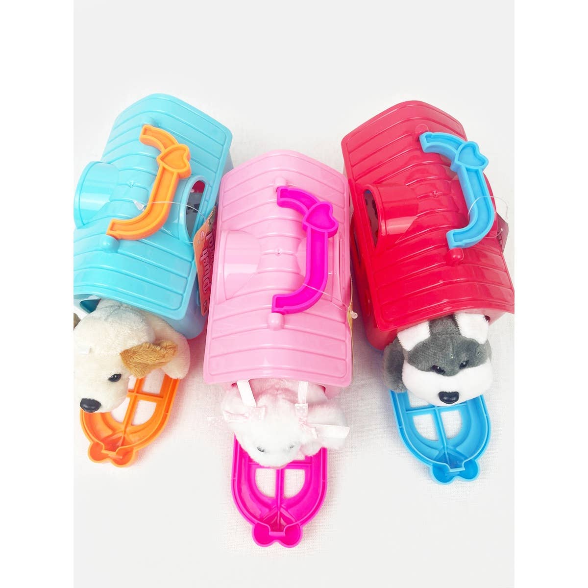 Plush Pet House With Pet Toy: MIX COLOR / ONE(6)