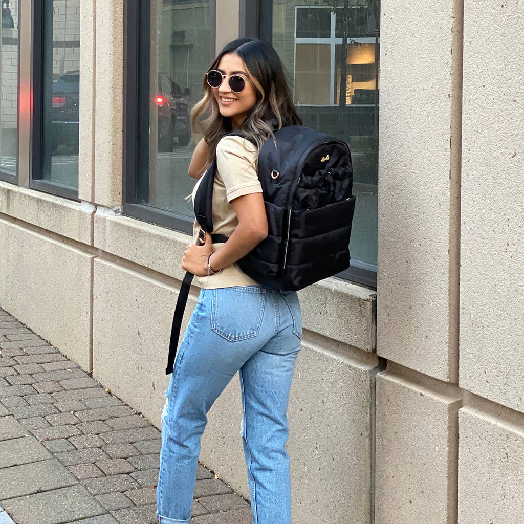 Itzy Ritzy Dream Backpack™ Midnight Black Diaper Bag