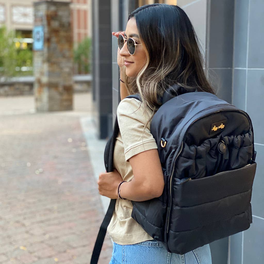 Itzy Ritzy Dream Backpack™ Midnight Black Diaper Bag