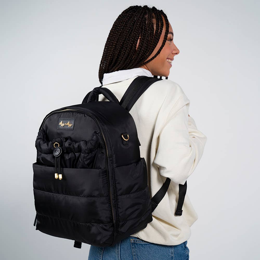 Itzy Ritzy Dream Backpack™ Midnight Black Diaper Bag