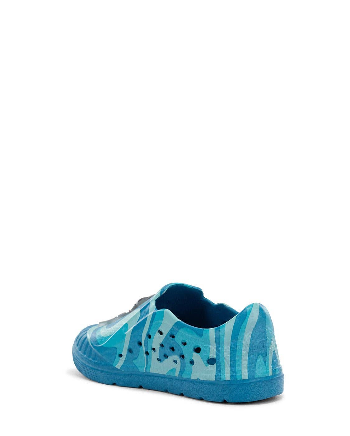 Western Chief Kids Parker Shark Slip On - Blue: Blue / 2 Little Kid