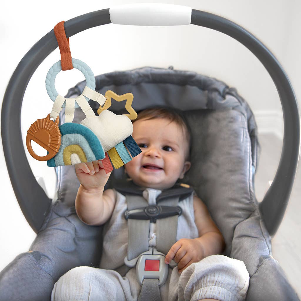 Itzy Ritzy - Bitzy Busy Ring™ Teething Activity Toy: High Contrast