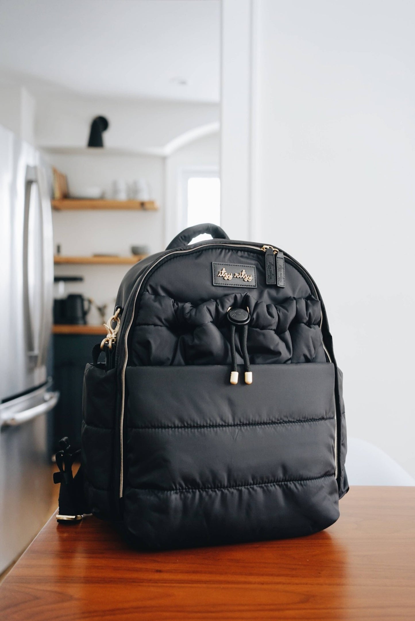 Itzy Ritzy Dream Backpack™ Midnight Black Diaper Bag