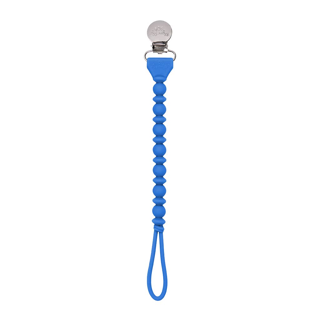 Sweetie Strap™ Pacifier Clips: Hazelnut Beaded