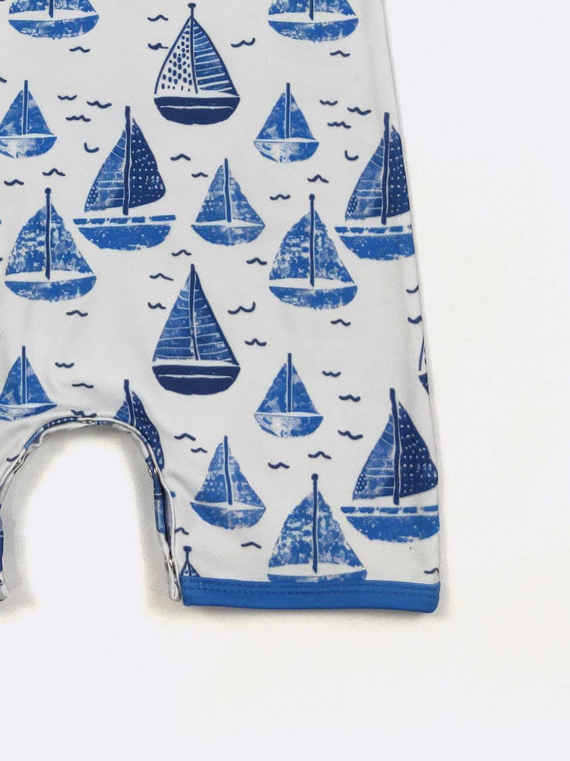 Sailboat Boy Romper: 12/24 mo