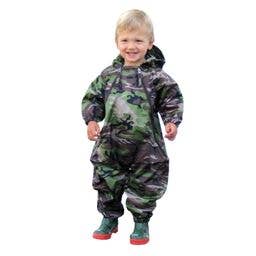 Camo Muddy Buddy Kids' Rain Suit: 2T