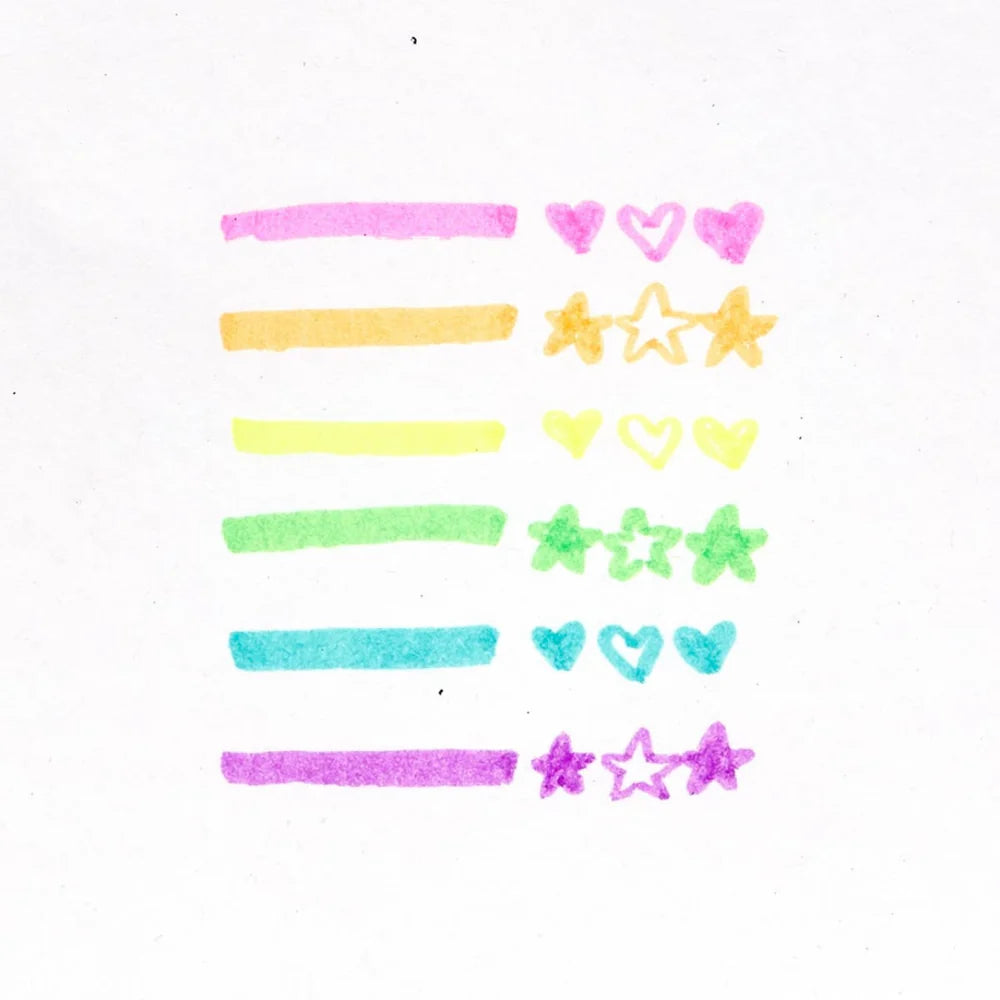 Ooly Beary Sweet 6 mini scented neon highlighters