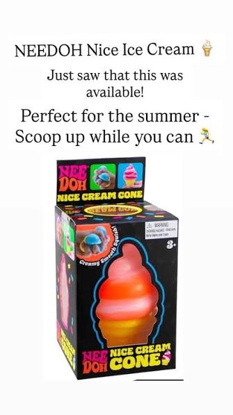 Nee Doh Nice Ice Cream Cone Nee-doh