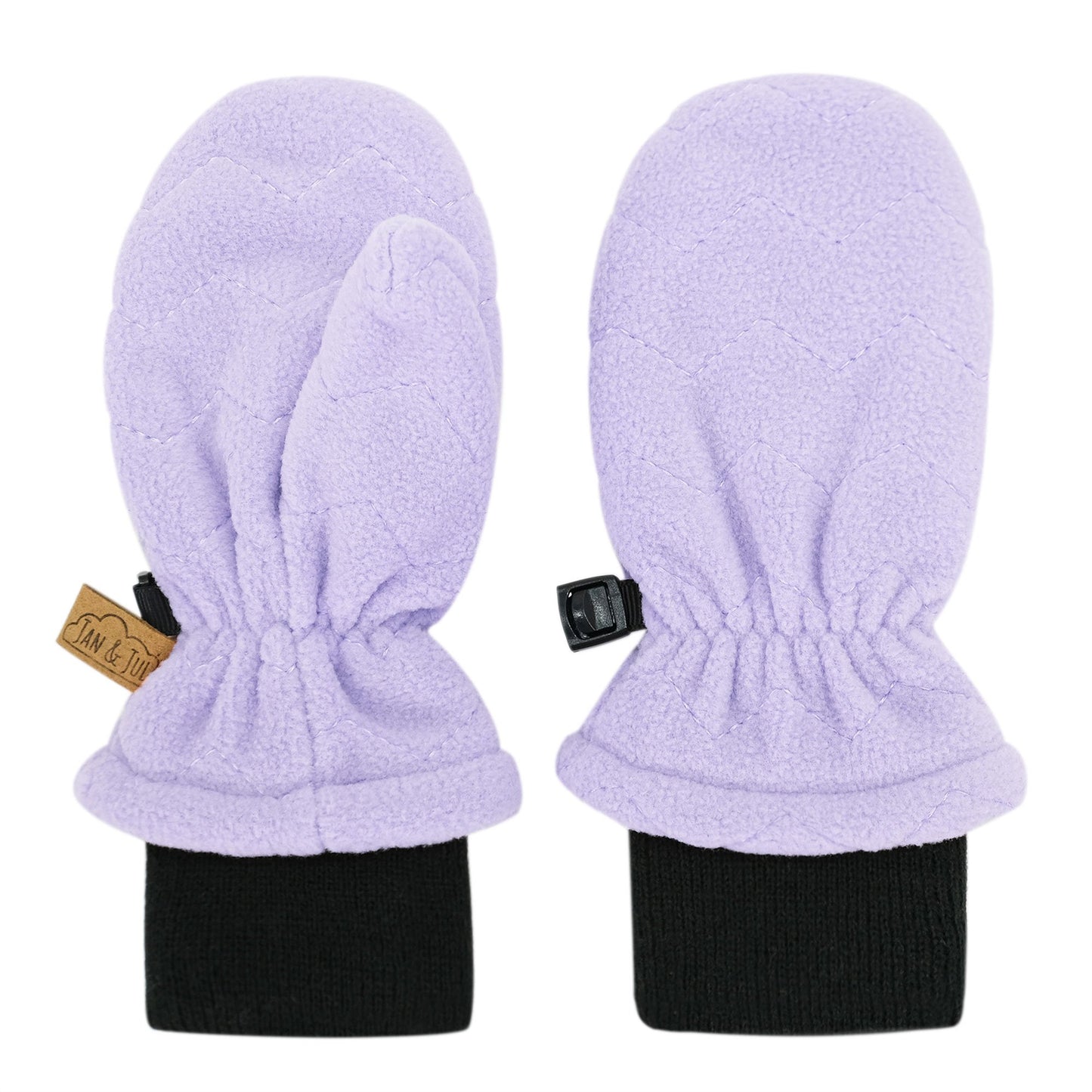 Jan & Jul -Fleece mittens Purple
