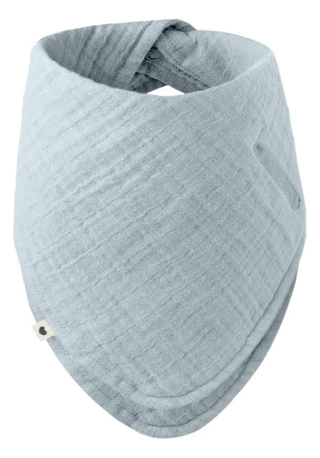 BIBS Bandana bib Light blue Muslin
