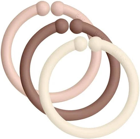 BIBS Loops set 12 Woodchuck/Ivory
