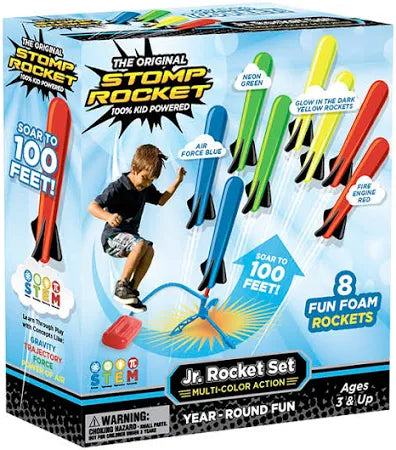 Junior Glow 8 pack Rainbow rockets