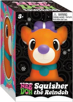 Nee Doh Squisher the Reindoh Deer Nee-Doh Needoh Sensory Squishmas Winter Squish Toy