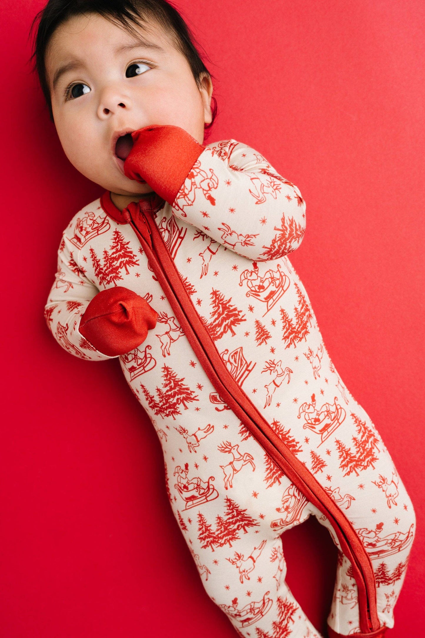 Classic Claus Bamboo Sleeper: 3-6M