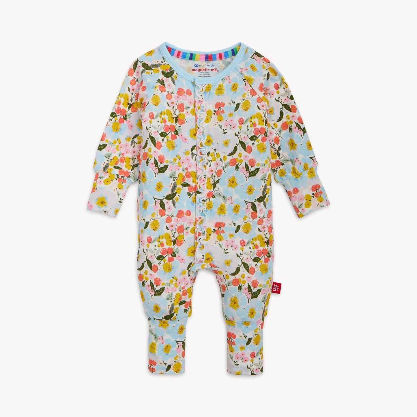 SERAPHINA MODAL MAGNETIC CONV COVERALL W RUF: 450 / 0-3M