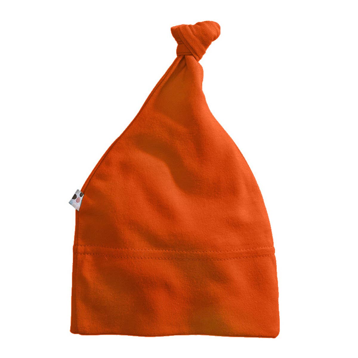 Babysoy Modern Knot Beanie: Pirate / 0-6 Months