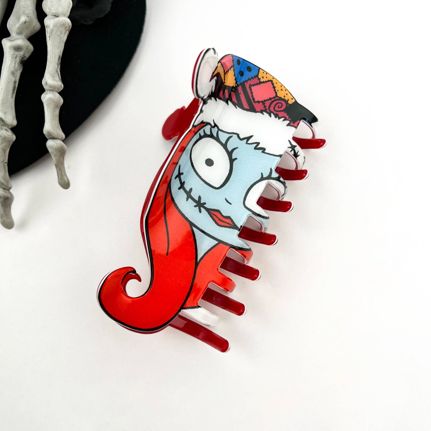 Quirky Party Claw Clip, Fun Hair Clip for Easter & Halloween: Different on both sides