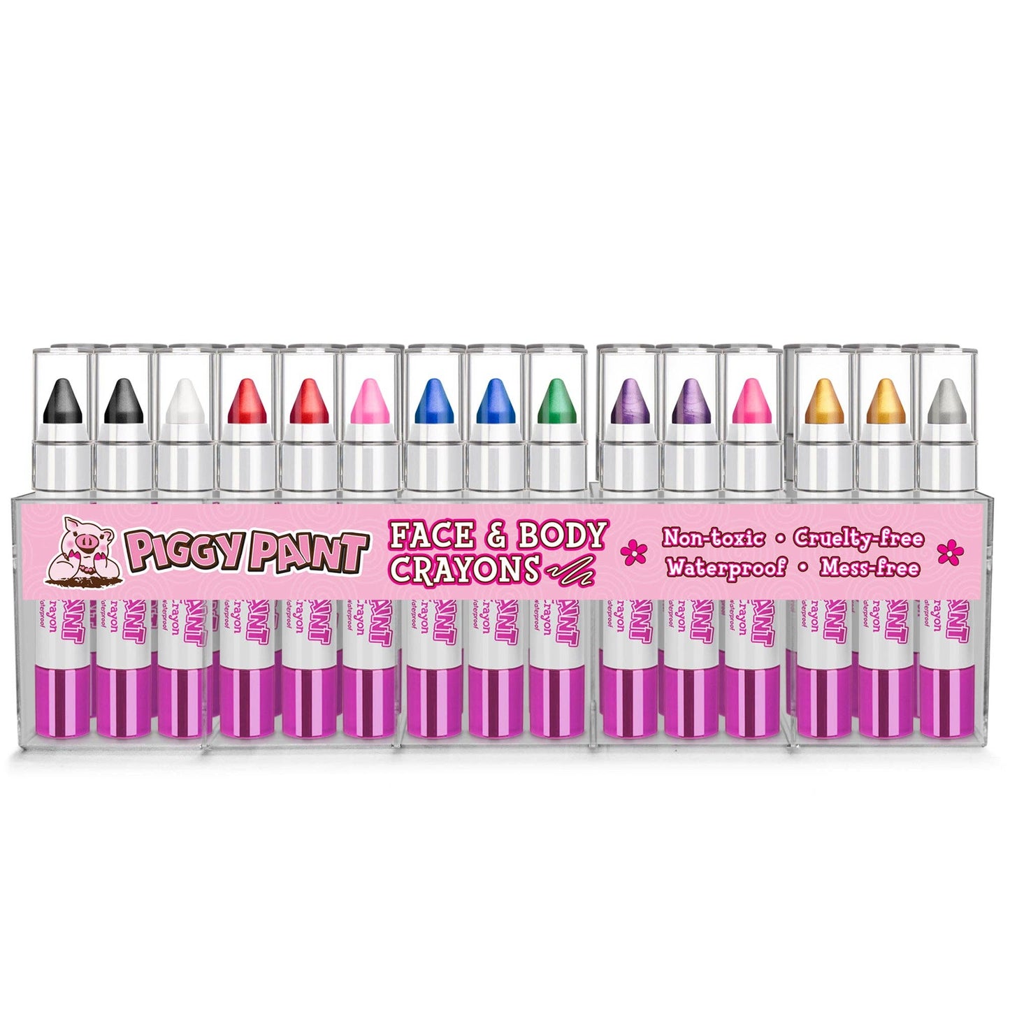 Face & Body Crayon Display – 30 Crayons - Wholesale: Default Title