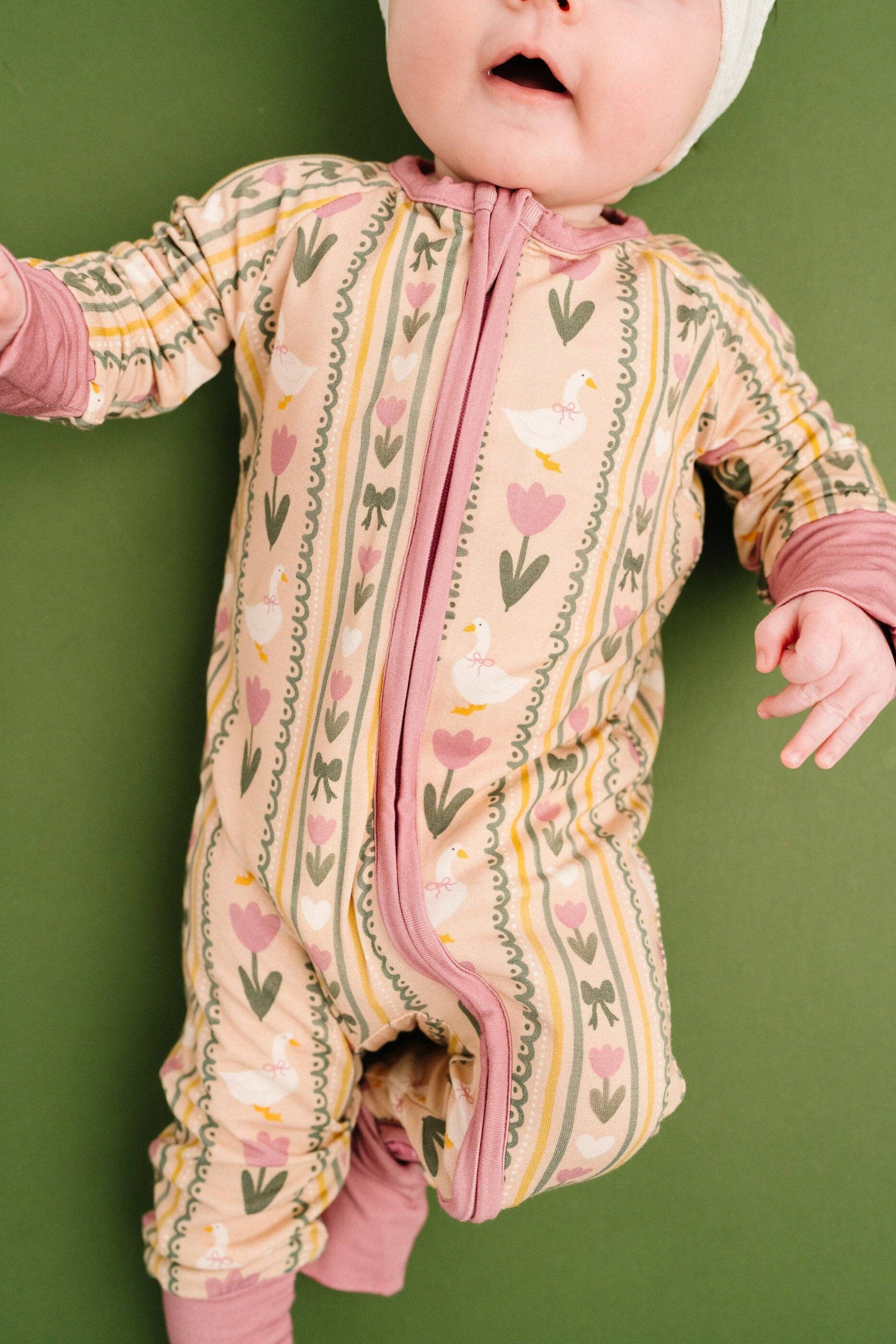 Spring Goose Bamboo Sleeper: 3-6M