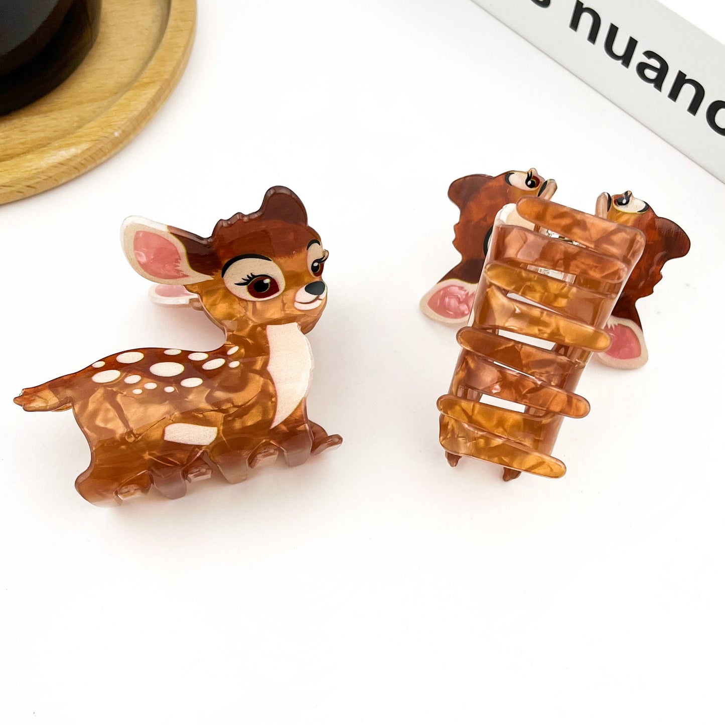 Cute Reindeer Hair Claw Clip, Christmas Deer Hair Clip: Deer