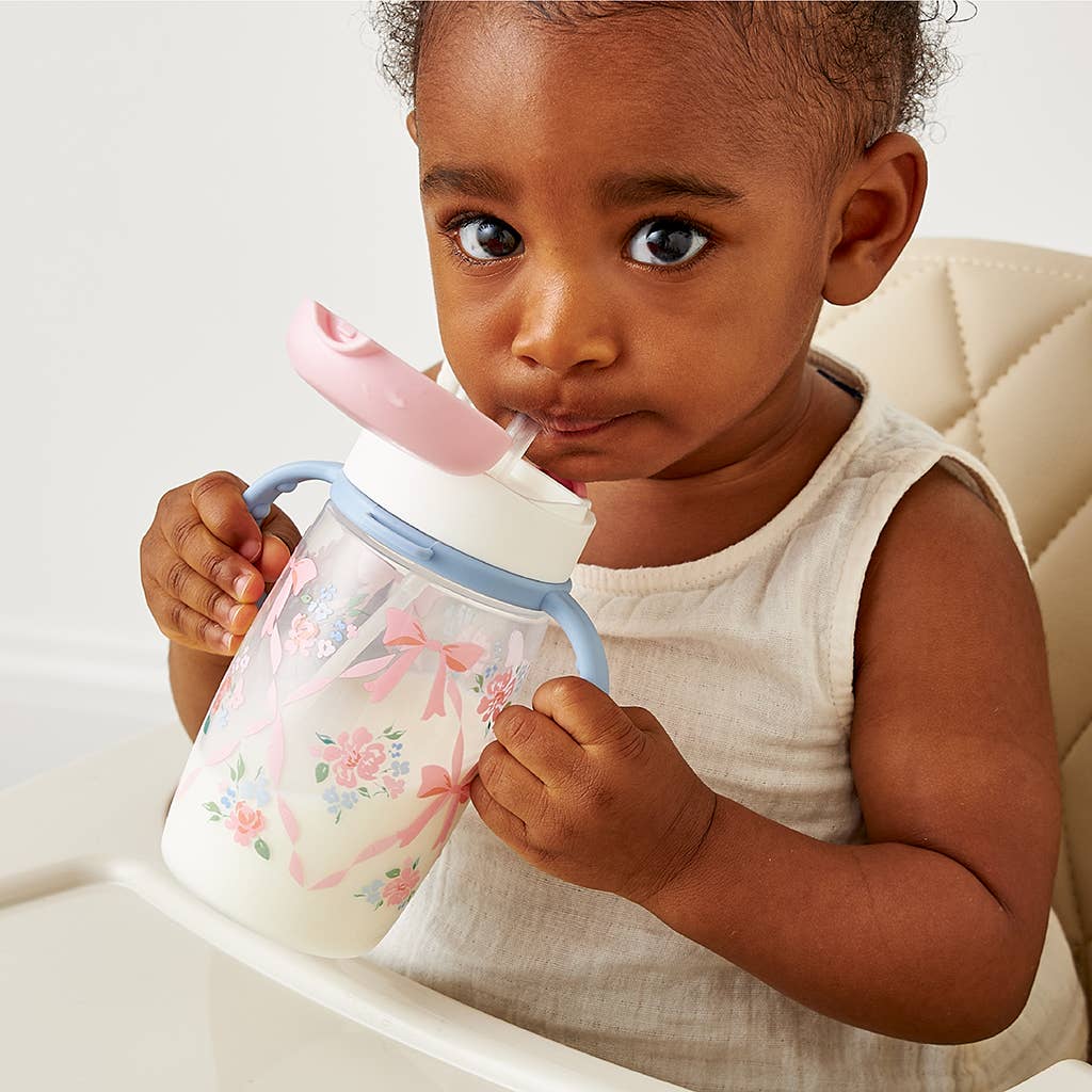 *NEW OPTIONS* Itzy Sips™ - Straw Cup With Snap-Close Lid: Woodland