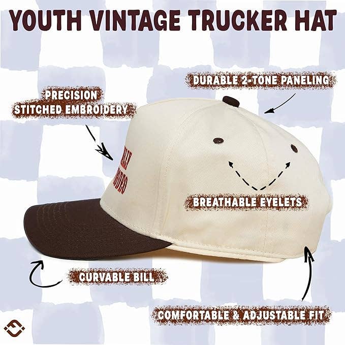 Kid/Baby 2-Tone Cap: This Actually Is My First Rodeo (Brown): Kids (2-9 Years)