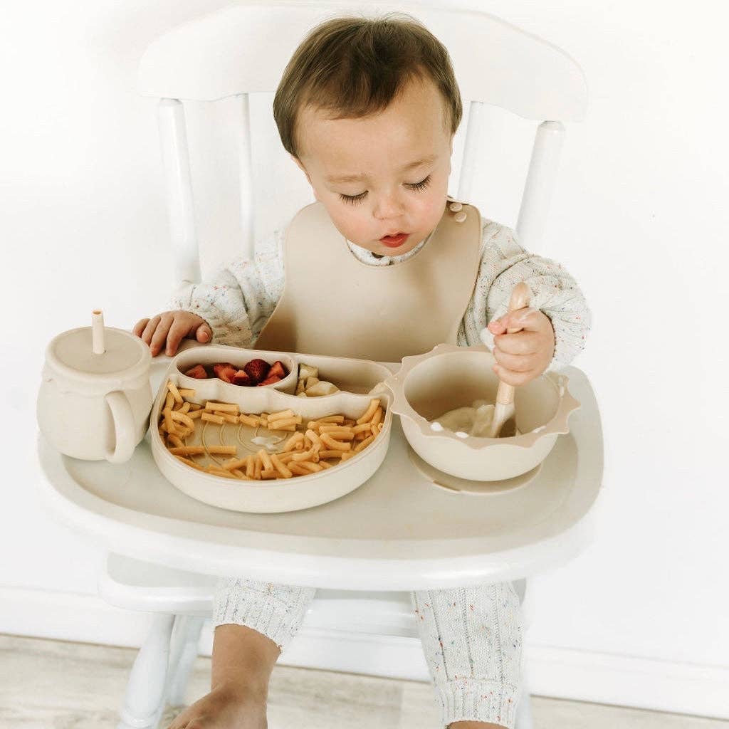 You Are My Sunshine Suction Bowl: Linen