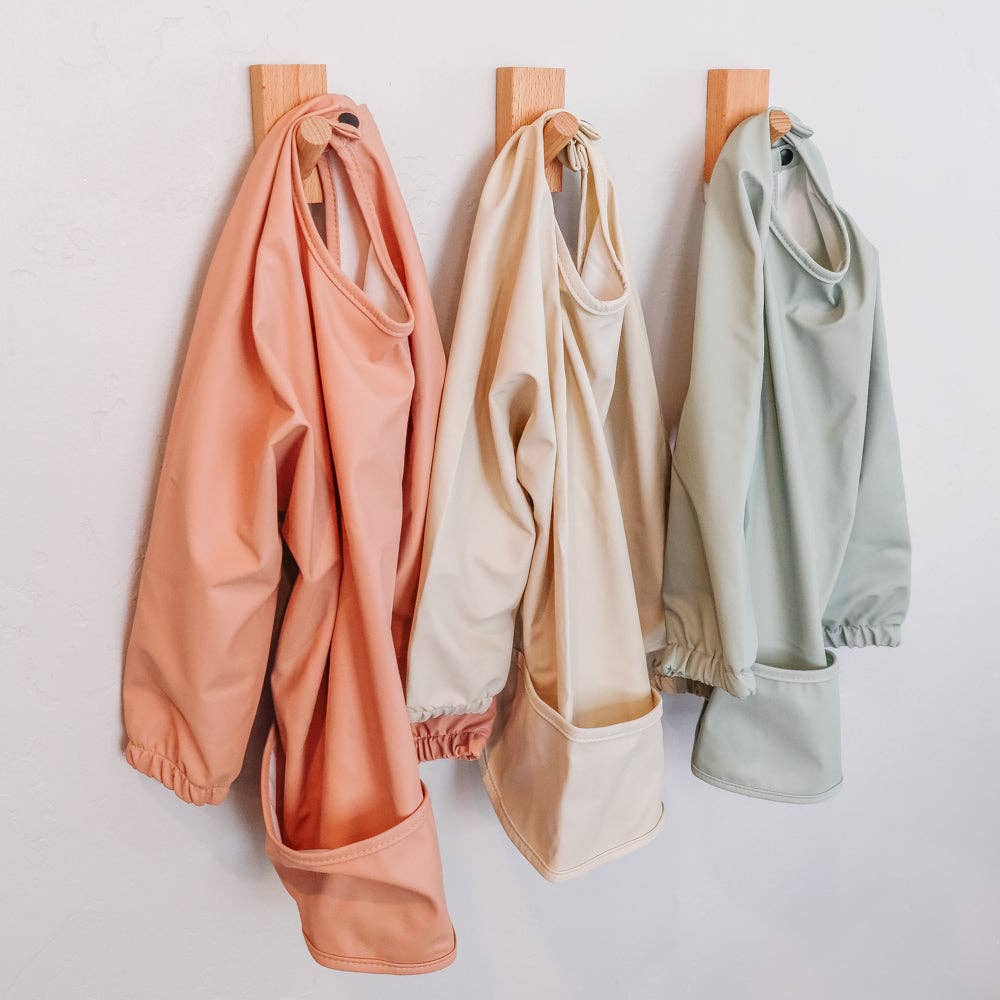 Smock Bib: Muted / 2T-3T