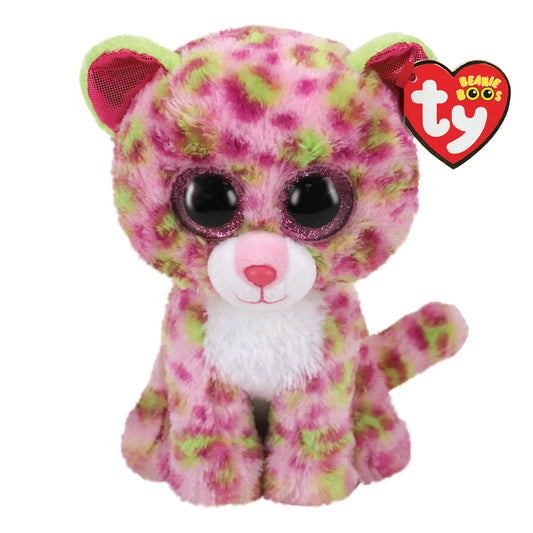 TY Beanie Boos Lainey Pink Leopard regular