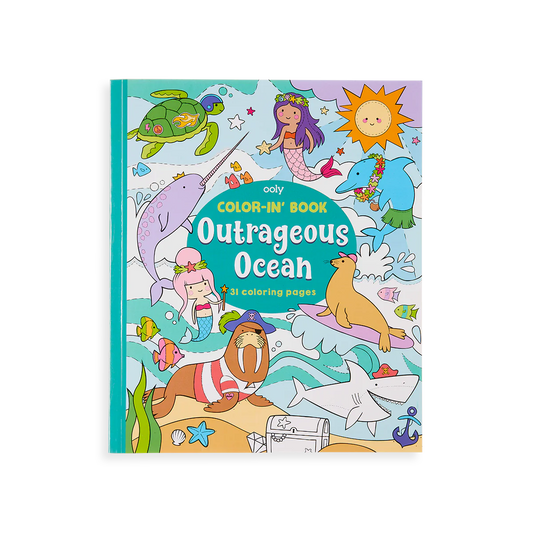 Ooly Color-in' Book: Outrageous Ocean