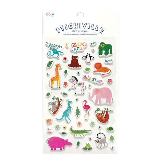 Ooly Stickiville Zoo crew