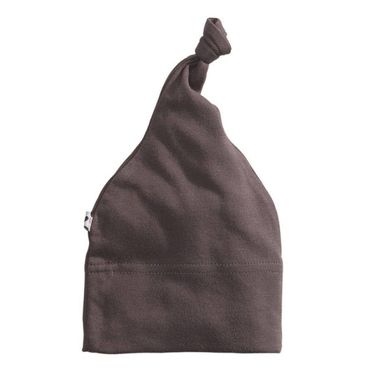 Babysoy Modern Knot Beanie: Acorn / 6-12 Months