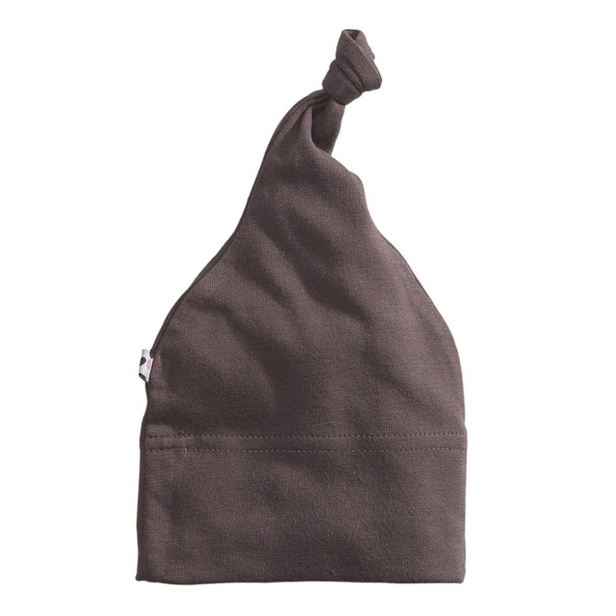 Babysoy Modern Knot Beanie: Pirate / 6-12 Months