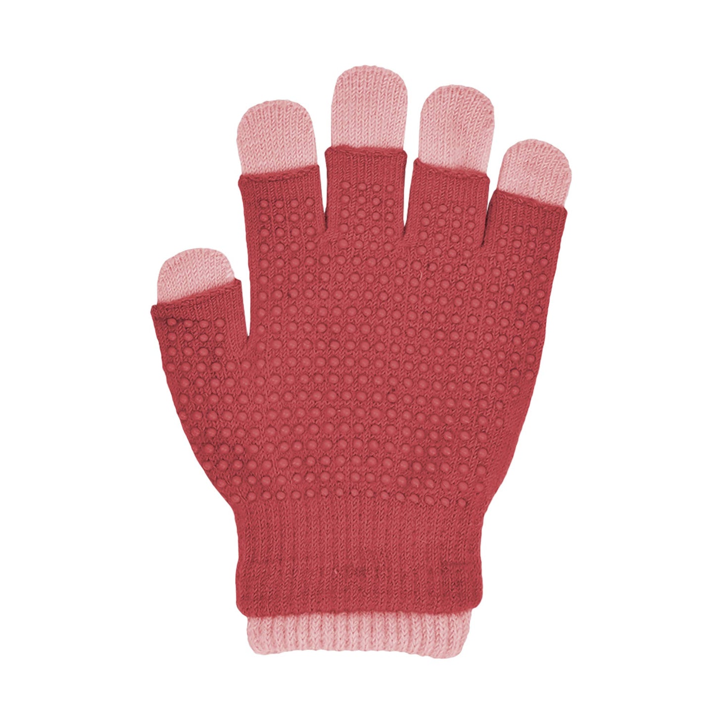 Girls 2-in-1 Knit Stretch Gloves