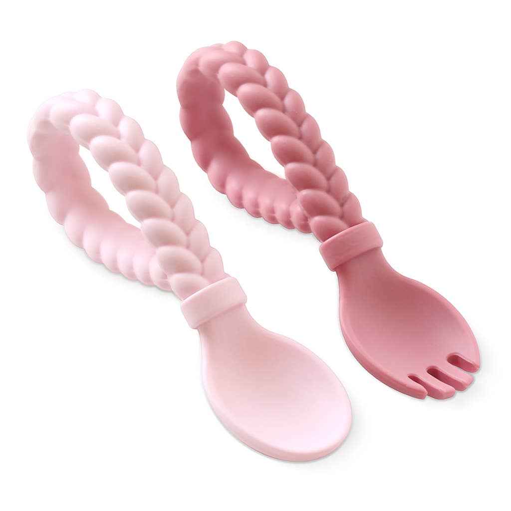 Sweetie Spoons™ Spoon + Fork Set: Mint