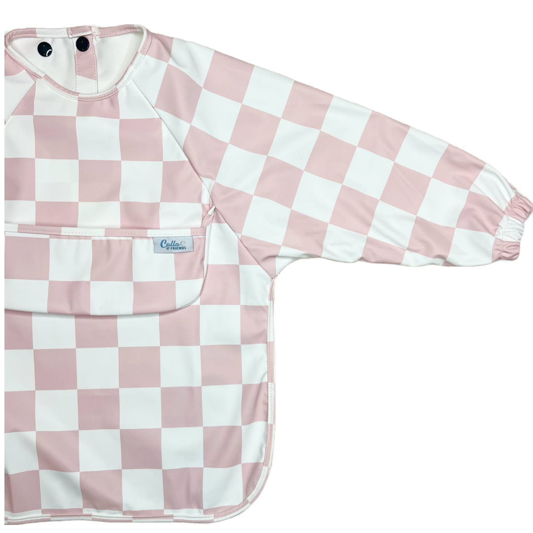 The Grayson Long Sleeve Bib - Checkered: BLACKOUT