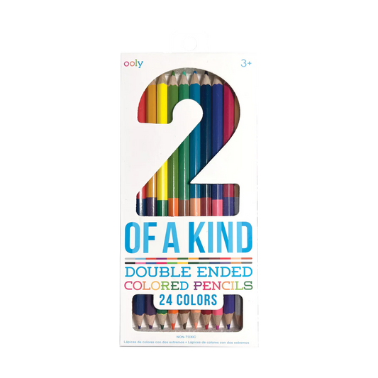 Ooly 2 Of A Kind Double Ended Colored Pencils