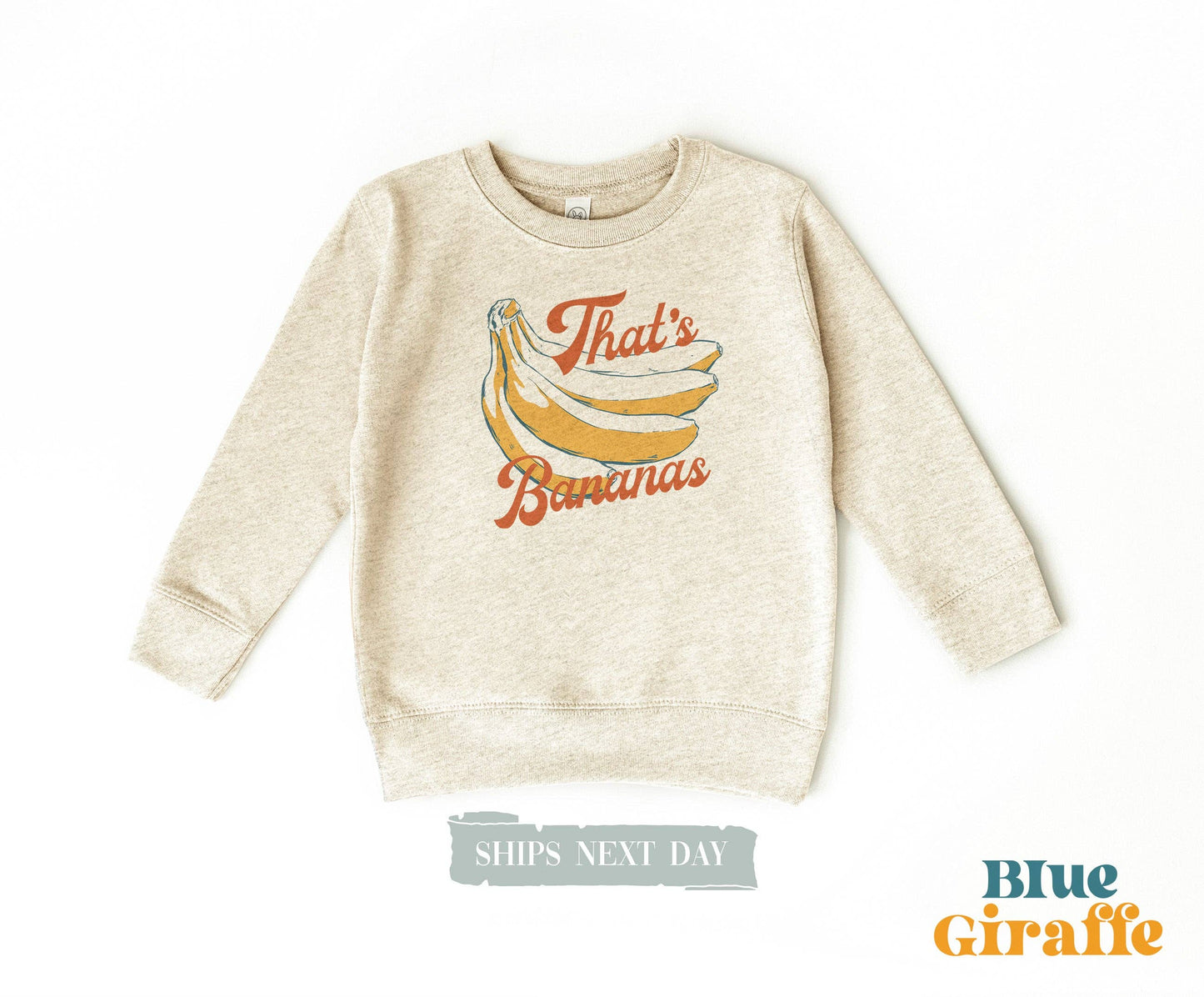 That's Bananas Toddler Shirts & Baby Onesies: 12-18 months / Short Sleeve Natural Onesie